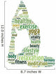 Words Illustration Woman Doing Wall Decal