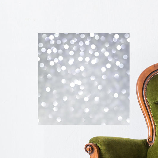 Silver Christmas Wall Decal