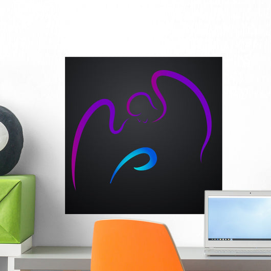 Angel Silhouette Wall Decal