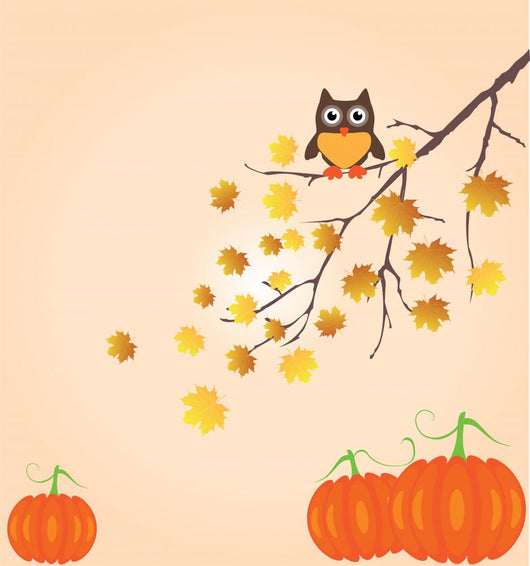 Vector Fall Branch with Wall Decal