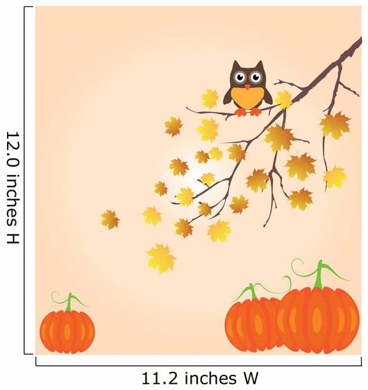 Vector Fall Branch with Wall Decal