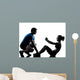 Man Woman Exercising Abdominal Wall Decal