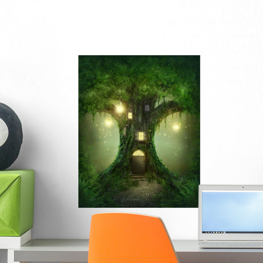 Fantasy Tree House Wall Decal