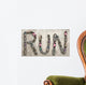 Different Shoe Sole Forming Wall Decal