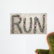 Different Shoe Sole Forming Wall Decal