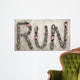 Different Shoe Sole Forming Wall Decal