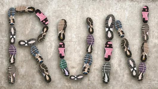 Different Shoe Sole Forming Wall Decal