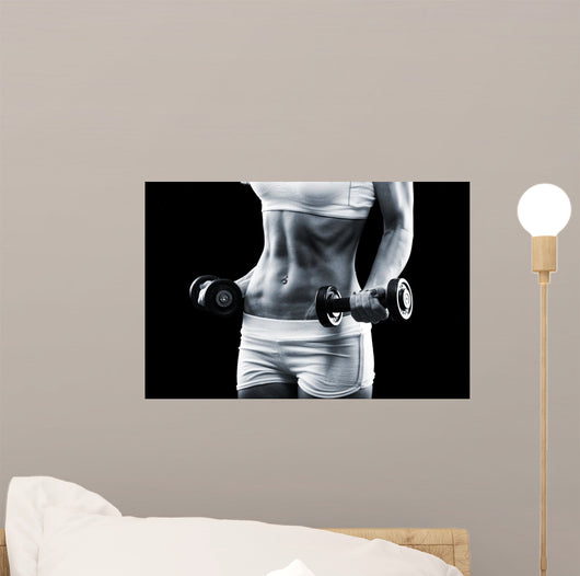 Body Young Fit Woman Wall Decal