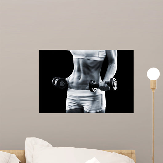 Body Young Fit Woman Wall Decal