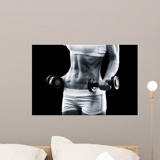 Body Young Fit Woman Wall Decal