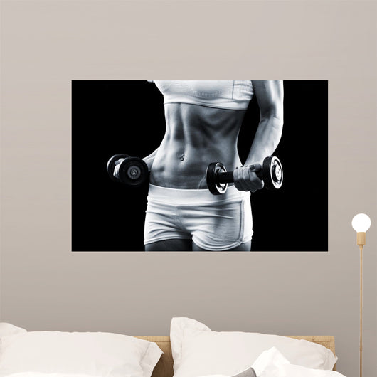 Body Young Fit Woman Wall Decal