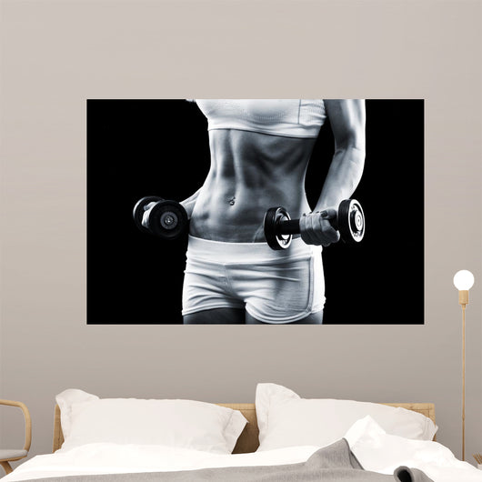 Body Young Fit Woman Wall Decal
