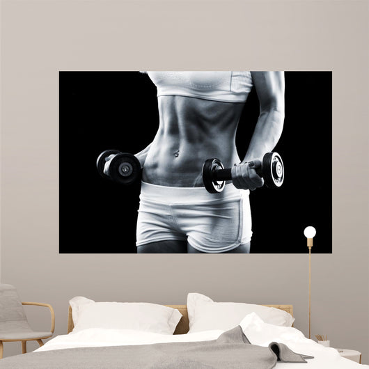 Body Young Fit Woman Wall Decal