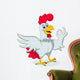 Cute Chicken Cartoon Posing Wall Decal