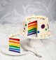 Rainbow Birthday Cake Wall Decal