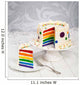 Rainbow Birthday Cake Wall Decal