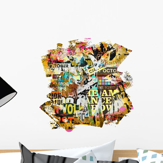Grunge Wall Decal