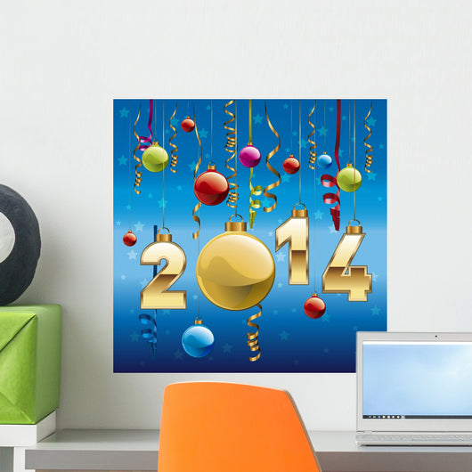 2014 Boules Noel Wall Decal