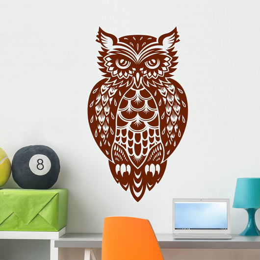 Brown Owl Wall Decal