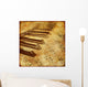 Old Piano Musical Wall Decal