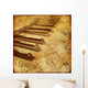 Old Piano Musical Wall Decal