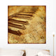 Old Piano Musical Wall Decal