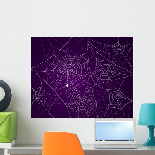 Vector Illustration Scary Spider Wall Decal Design 2