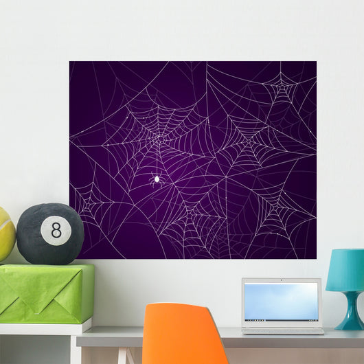 Vector Illustration Scary Spider Wall Decal Design 2