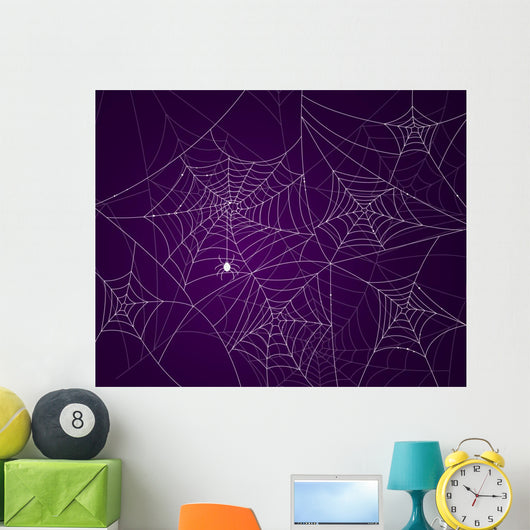 Vector Illustration Scary Spider Wall Decal Design 2