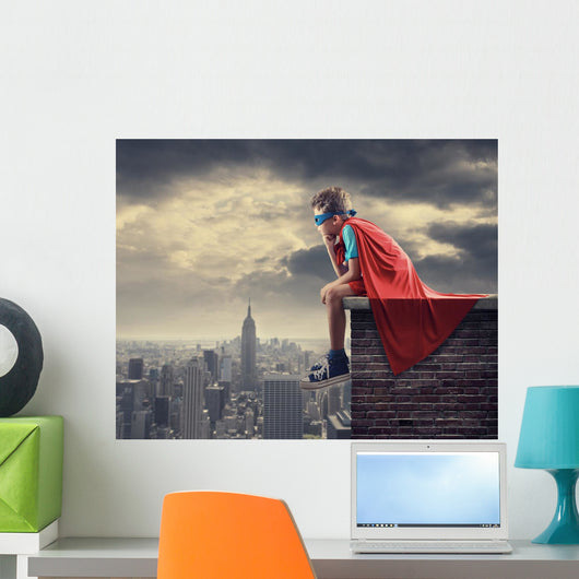 Little Superhero Wall Decal