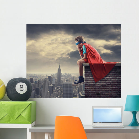 Little Superhero Wall Decal