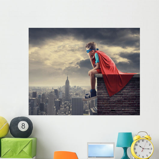 Little Superhero Wall Decal