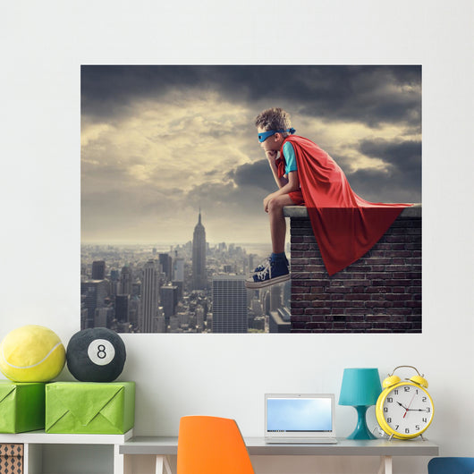 Little Superhero Wall Decal