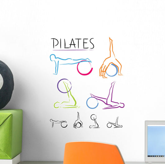 Pilates Wall Decal