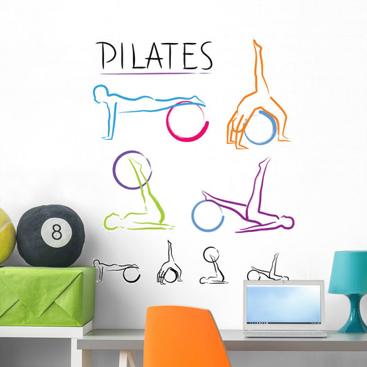 Pilates Wall Decal