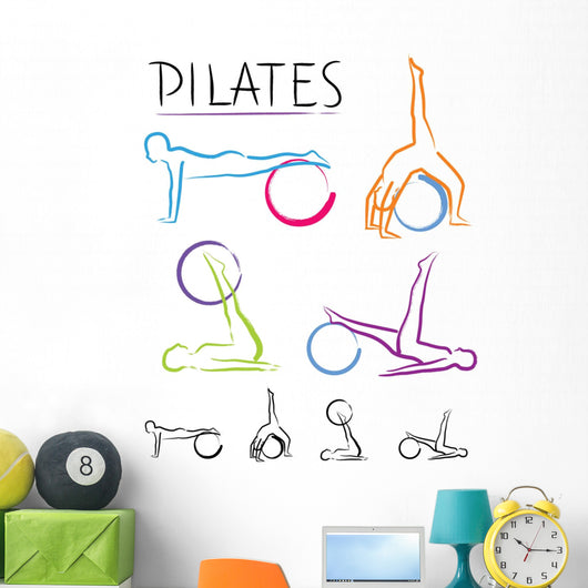 Pilates Wall Decal