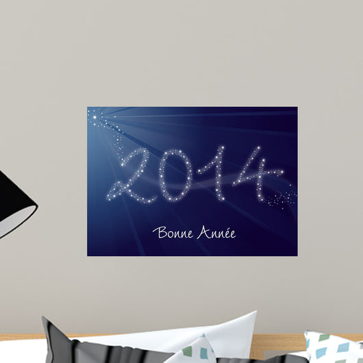 2014 Greeting Card Happy Wall Decal Design 3