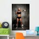 Beautiful Muscular Bodybuilder Woman Wall Decal