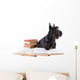 Scotch Terrier with Books Wall Decal