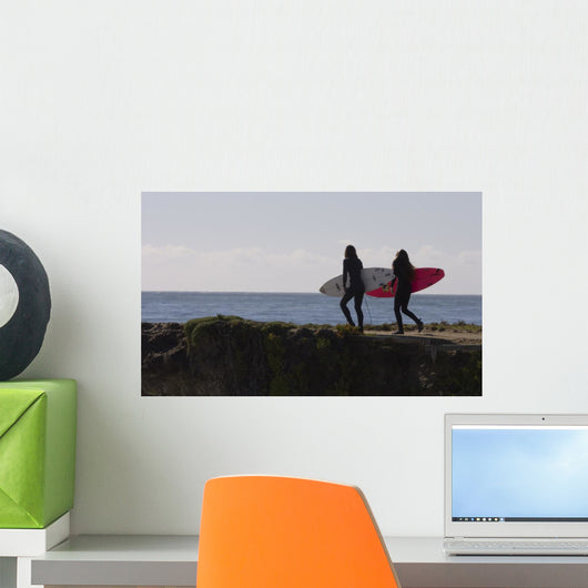Surfer Girls Wall Decal