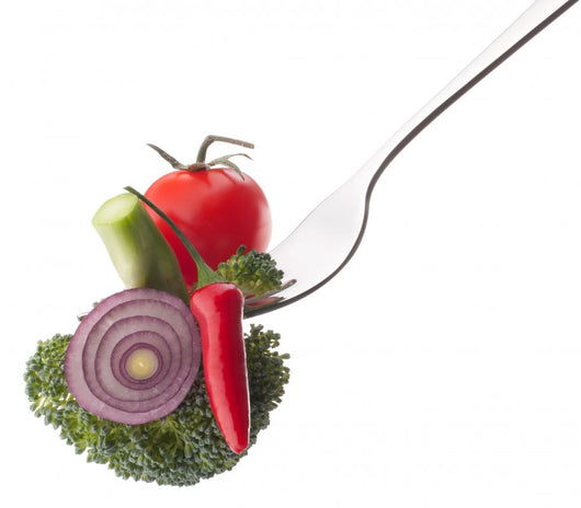 Fresh Raw Vegetables Fork Wall Decal
