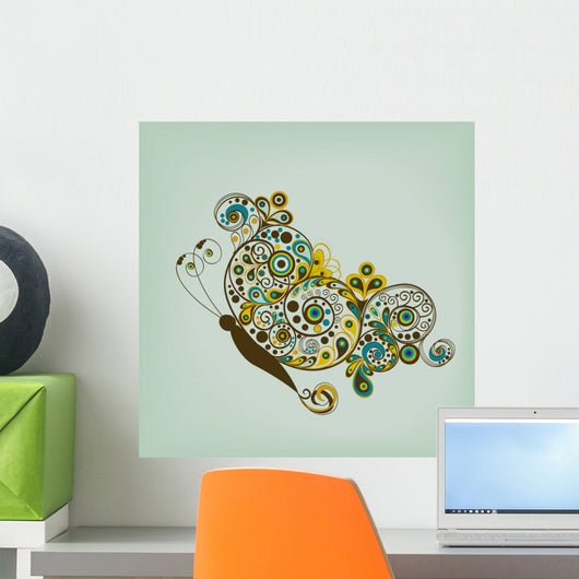 Butterfly Card Wall Decal