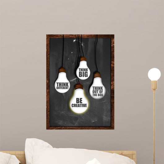 Think Big Be Creative Wall Decal