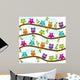 Eulen Bei Tag Wall Decal