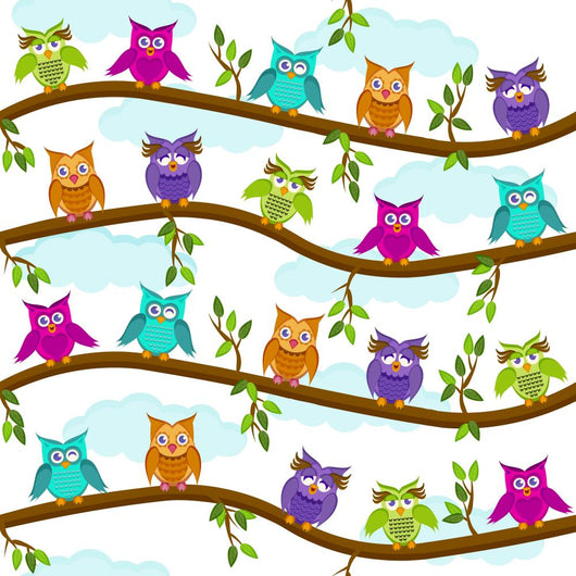 Eulen Bei Tag Wall Decal