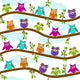 Eulen Bei Tag Wall Decal