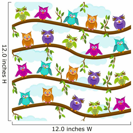 Eulen Bei Tag Wall Decal