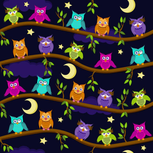 Eulen Der Nacht Wall Decal