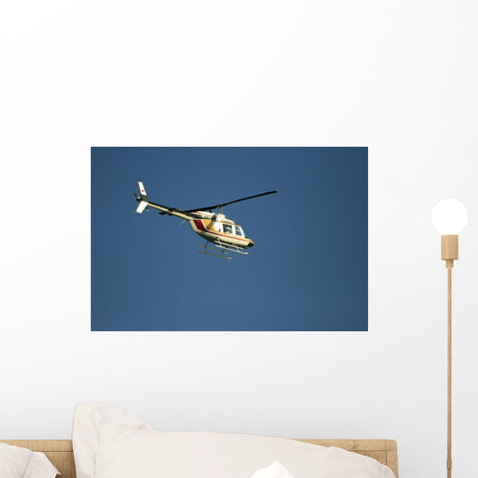 Helicopter Wall Decal Design 3