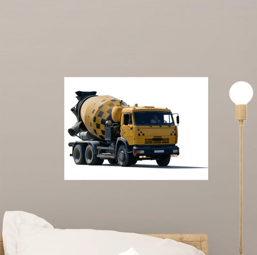Cement Mixer Truck Wall Decal